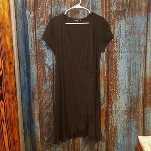 Little black wrap dress